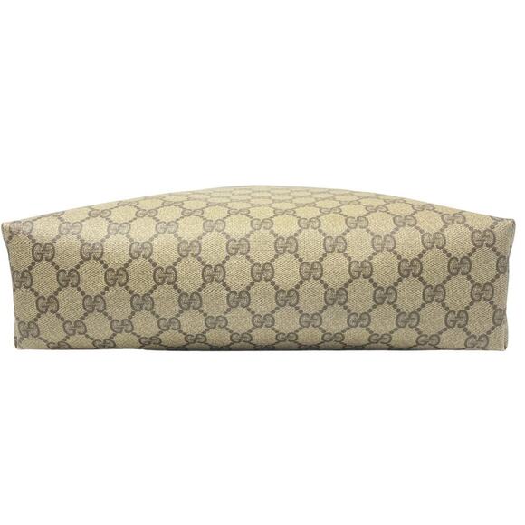 Gucci Bag Shoulder Tote Purse GG Logo  Guccissima Monogram Brown Leather Canvas - Picture 6 of 11